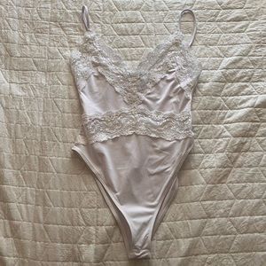 Zara white lace bodysuit